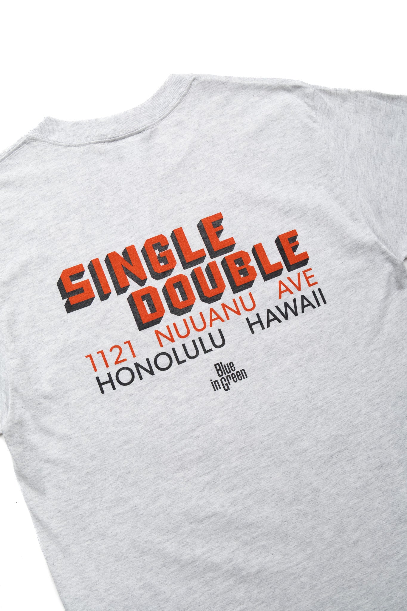 Creek Angler's Device Tee For Single Double x Blue in Green - Heather Grey