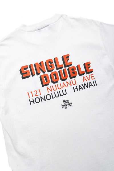 Creek Angler's Device Tee For Single Double x Blue in Green - White