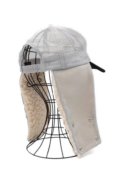 DENIM REPAIR SERVICE LUMBER Trucker Cap - Grey x Black