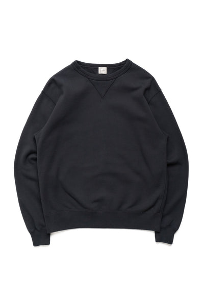 SZ Vintage Pinborder Knit Double V Sweatshirt - A. Black