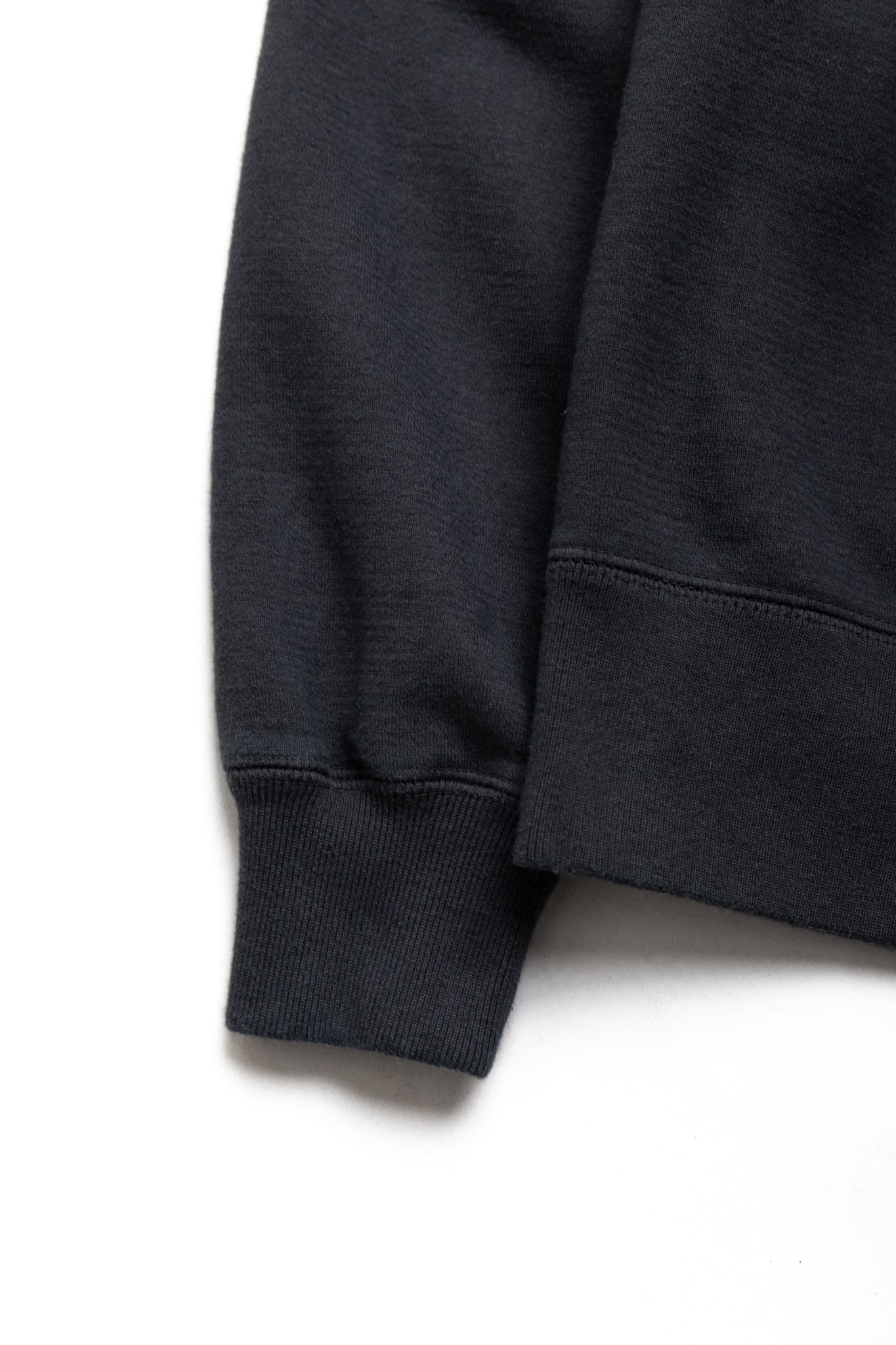 SZ Vintage Pinborder Knit Double V Sweatshirt - A. Black