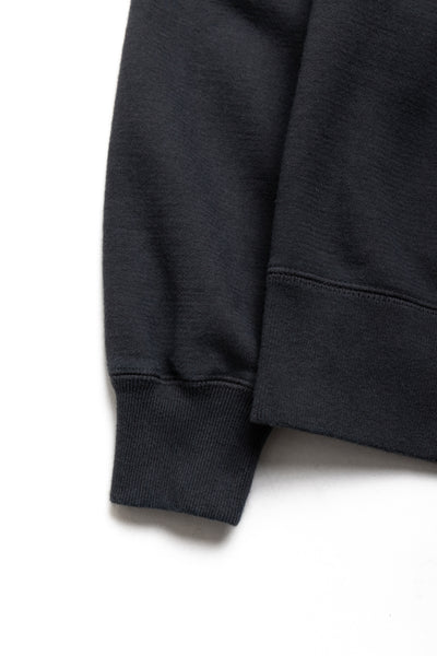 SZ Vintage Pinborder Knit Double V Sweatshirt - A. Black