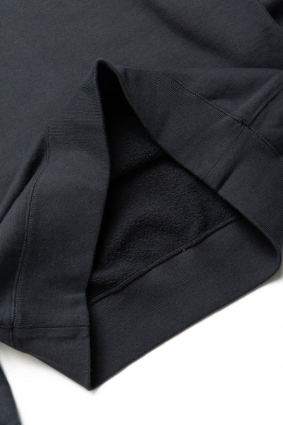 SZ Vintage Pinborder Knit Double V Sweatshirt - A. Black