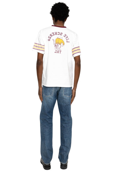 20/- Jersey RINGER T (College CAPITAL) - White