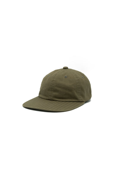 6 Panel Herringbone Cap - Olive