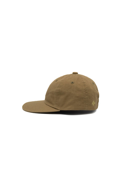 6 Panel Herringbone Cap - Khaki