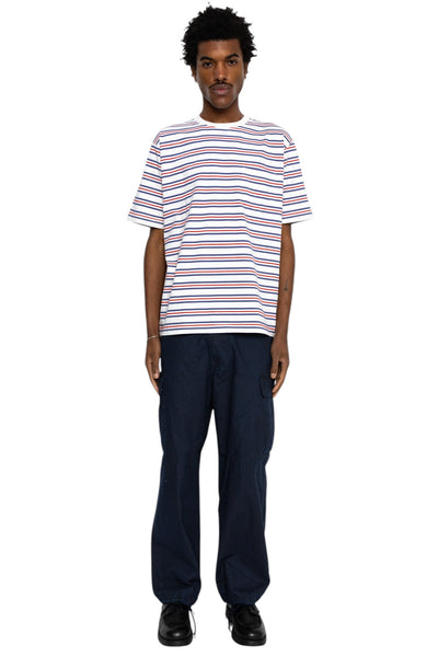 Pocket Tee Multi Stripe - Off White