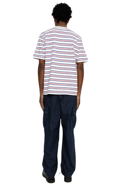 Pocket Tee Multi Stripe - Off White
