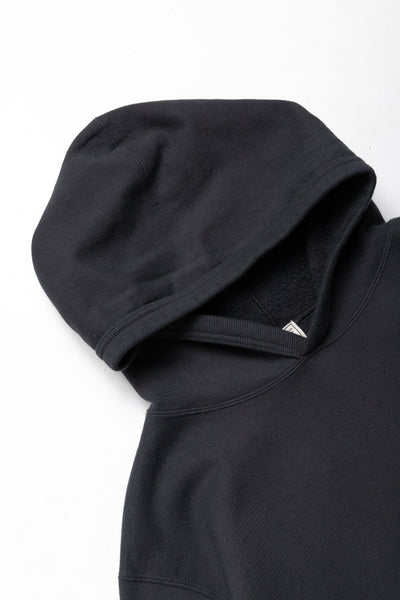 SZ Vintage Pinborder Knit Hoodie - A. Black