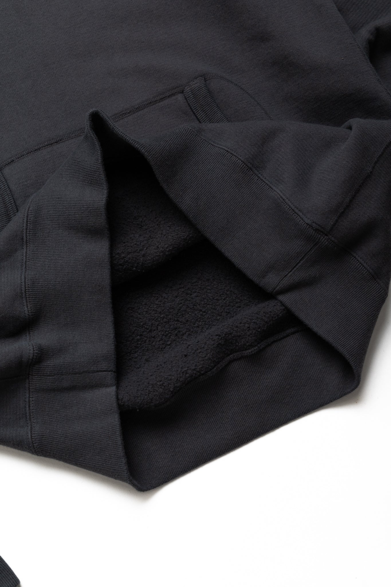 SZ Vintage Pinborder Knit Hoodie - A. Black