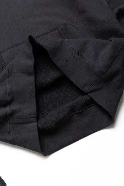 SZ Vintage Pinborder Knit Hoodie - A. Black