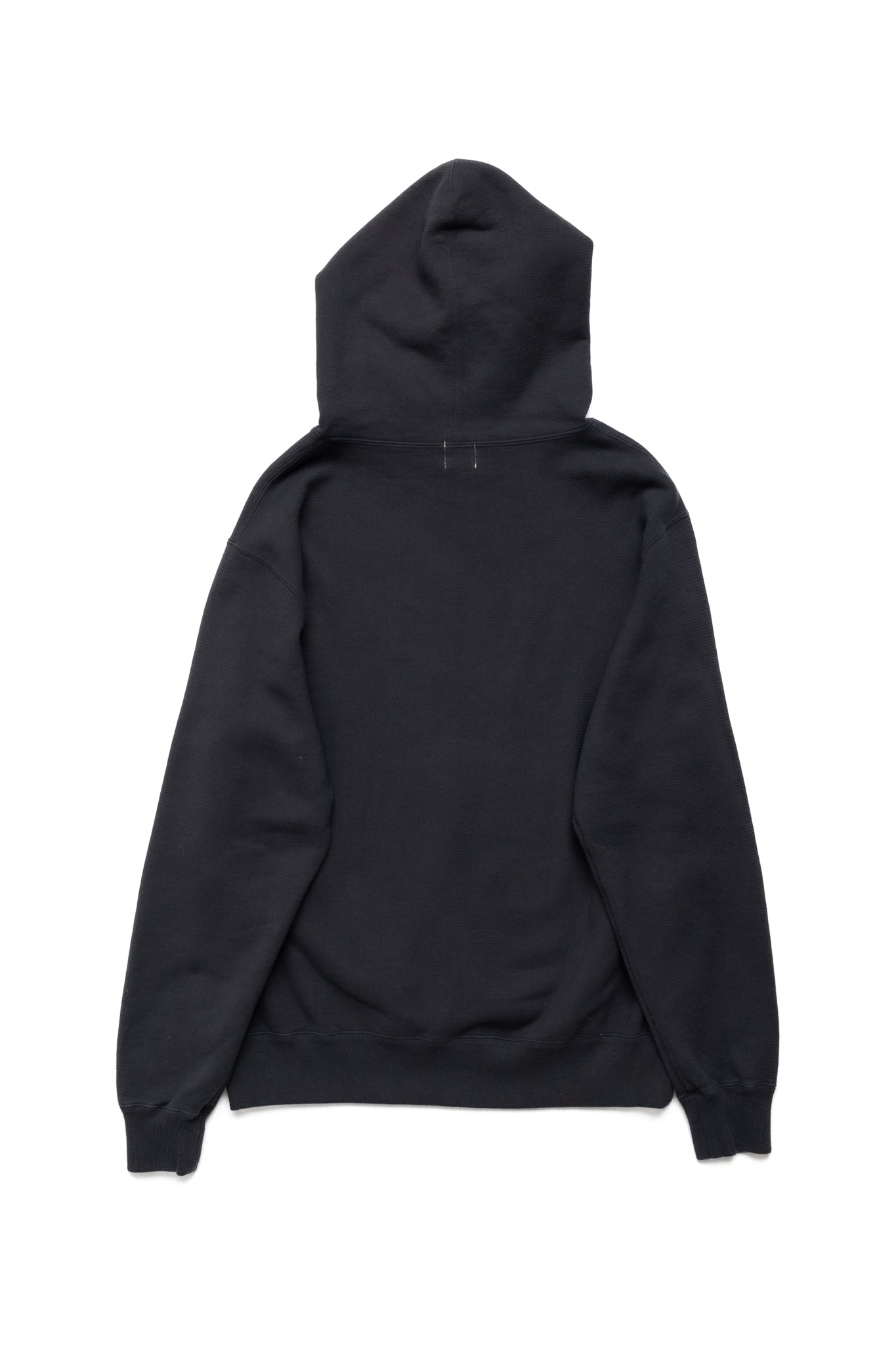 SZ Vintage Pinborder Knit Hoodie - A. Black