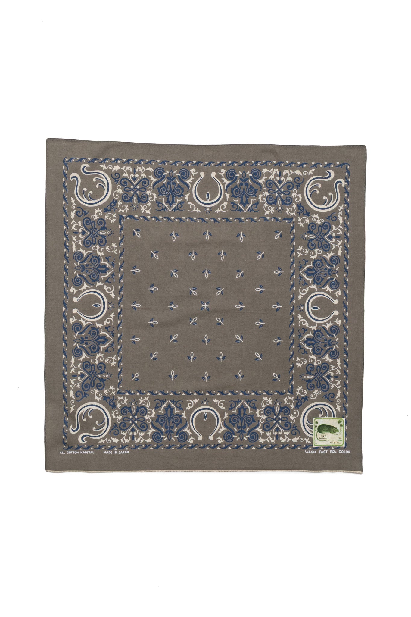 Fastcolor Selvedge Bandana (Antler NAJA) 20x20