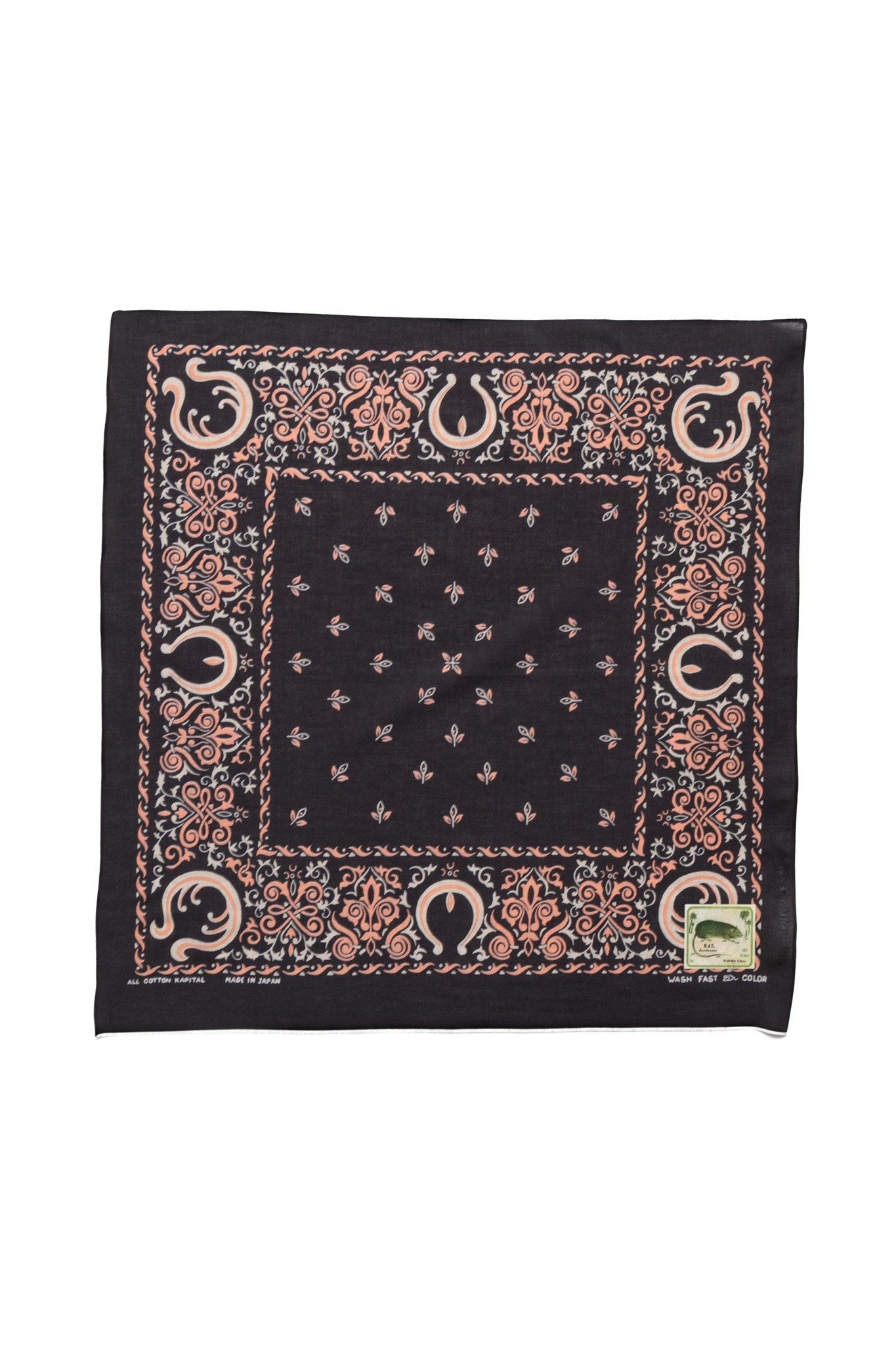 Fastcolor Selvedge Bandana (Antler NAJA) 20x20