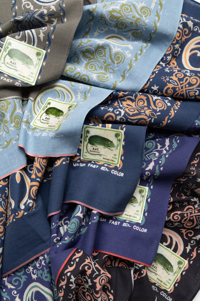 Fastcolor Selvedge Bandana (Antler NAJA) 20x20