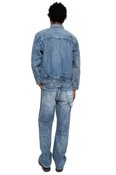 1341-0105US Wide Straight (US Limited) WWll Denim - Dartford