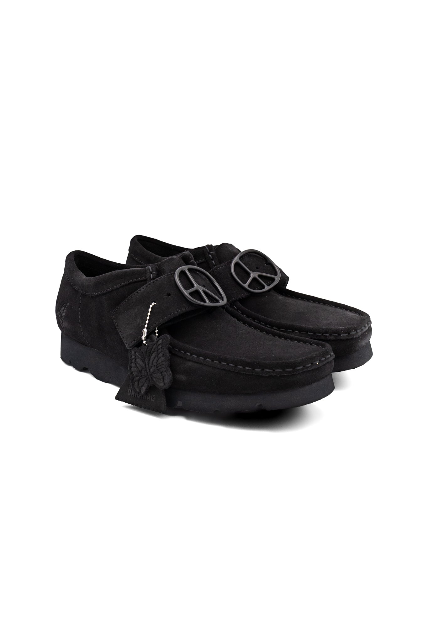 NEEDLES Walla Strap Lo - Black Suede