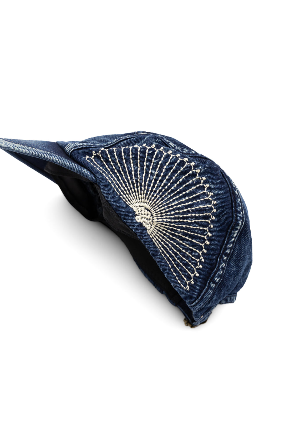 Kapital 10oz IDGxIDG Denim Camp Cap (FUROSHIKI Embroidery) – BLUE