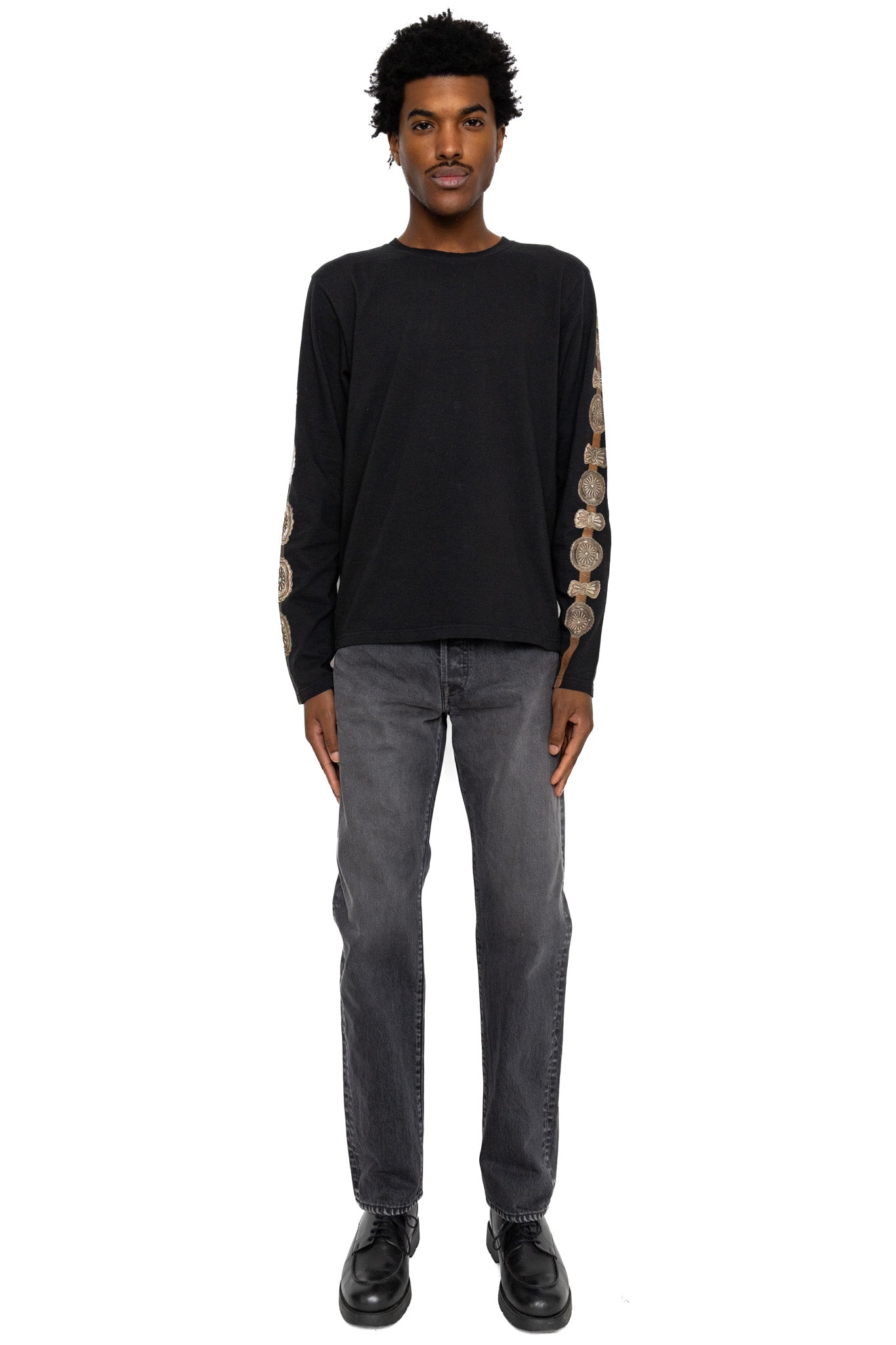 14oz BLKxBLK Denim 5P MONKEY CISCO - Mid Tone