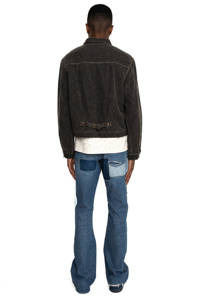 Twill Aging Wool 1st Jacket - Charcoal