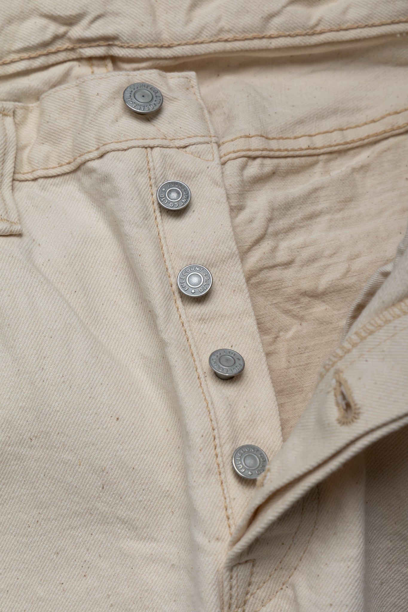 1101EC-BIG Ecru Denim Straight Fit - Blue in Green Exclusive