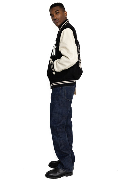 BUZZ RICKSON'S × PEANUTS 30oz. Wool Melton Award Jacket - Black