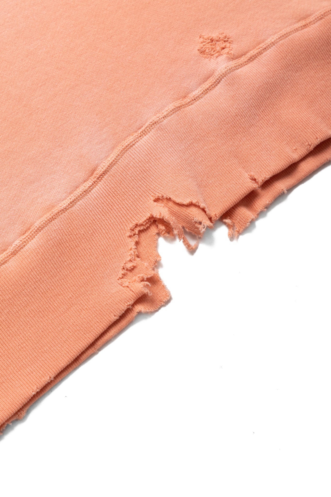 Fading Raglan Sleeve Sweatshirt - Salmon Pink