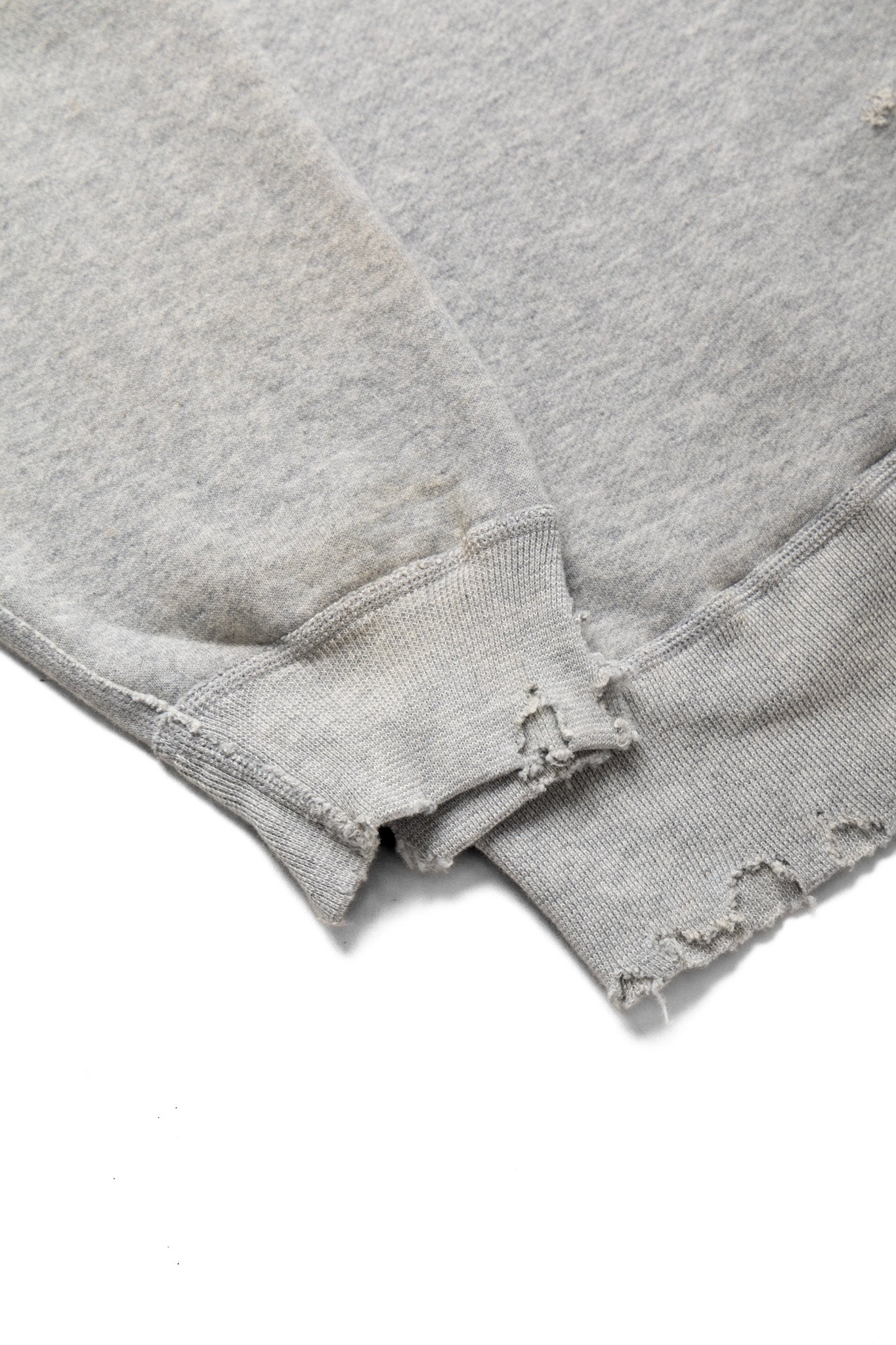 Fading Raglan Sleeve Sweatshirt - Heather Grey