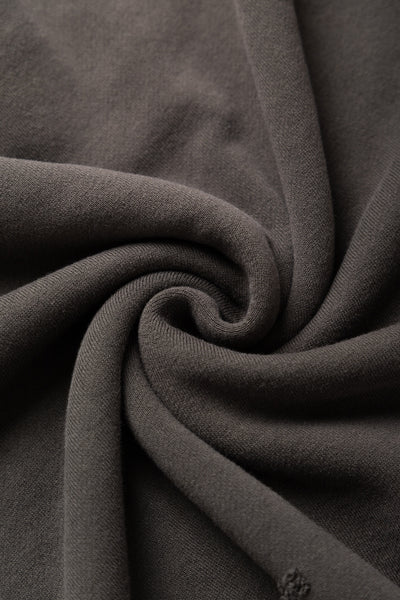 Fading Raglan Sleeve Sweatshirt - Black