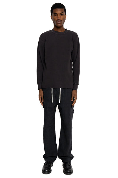 Long Sleeve Thermal - Washed Black