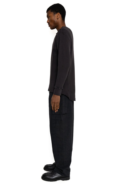 Long Sleeve Thermal - Washed Black