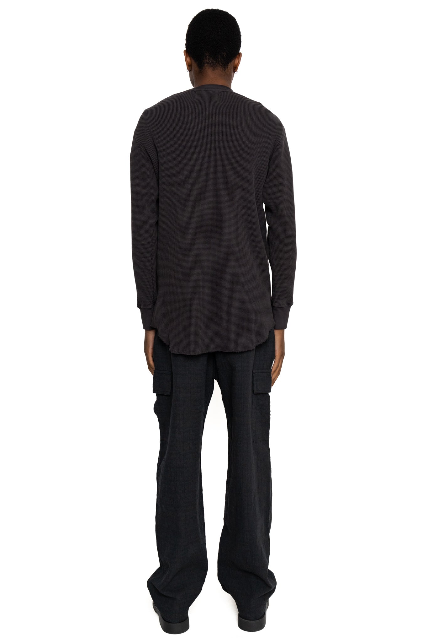 Long Sleeve Thermal - Washed Black