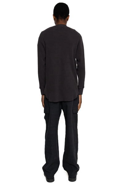 Long Sleeve Thermal - Washed Black