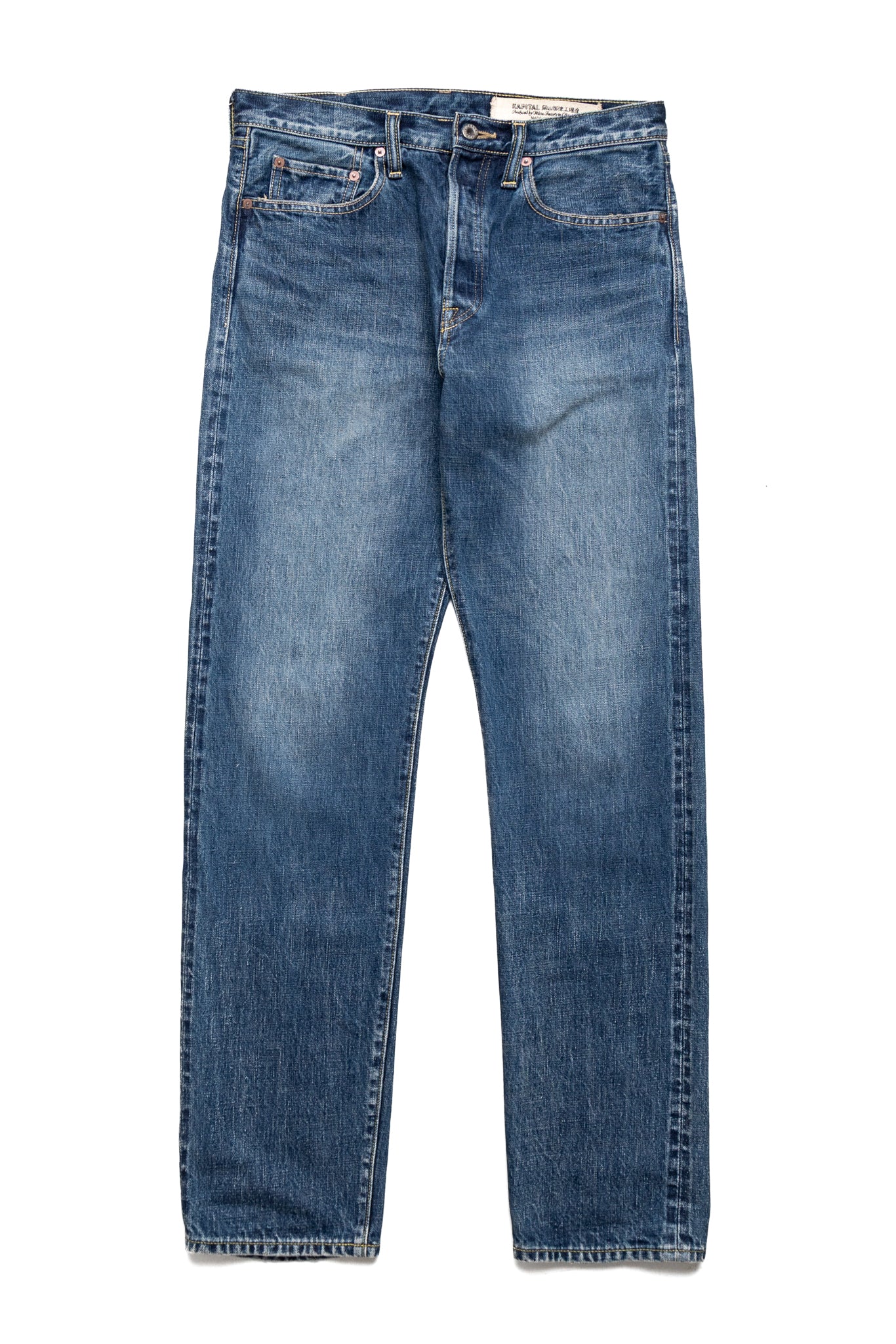 13.5oz Zimbabwe Denim 5P MONKEY CISCO - Faded Indigo