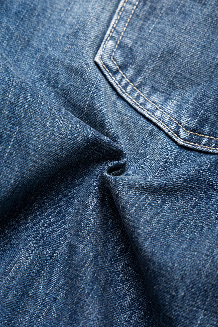 Kapital 13.5oz Zimbabwe Denim 5P MONKEY CISCO - Faded Indigo