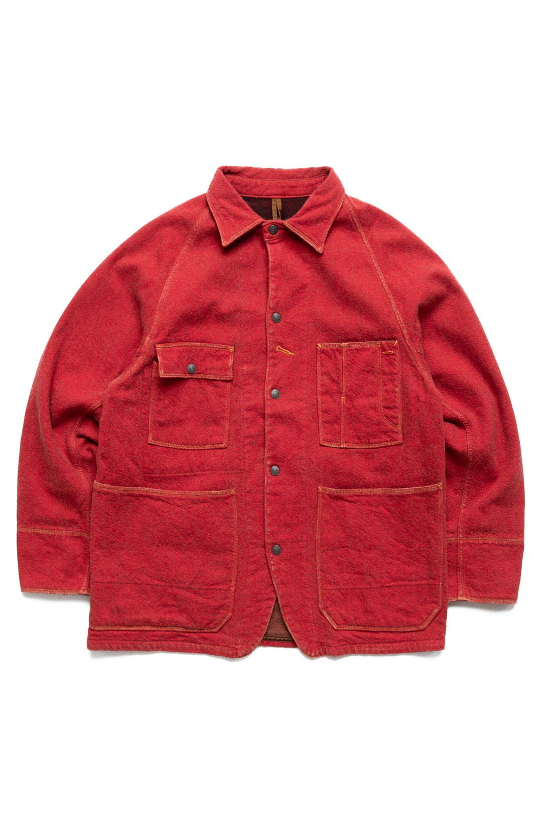 Kapital Twill Aging Wool CACTUS Coverall - Fade Red – BLUE IN