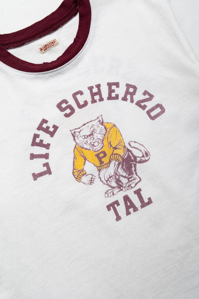 20/- Jersey RINGER T (College CAPITAL) - White