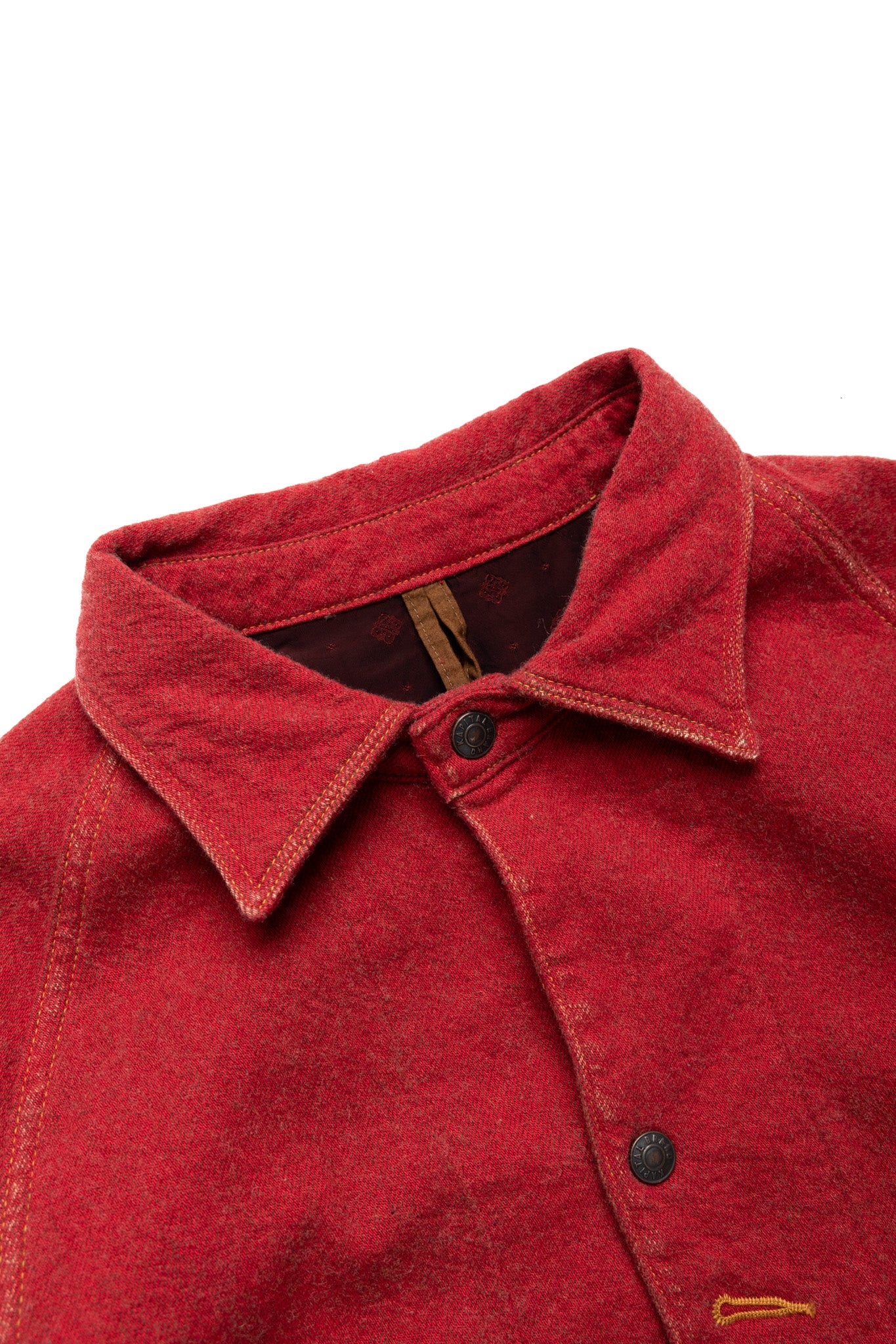 Twill Aging Wool CACTUS Coverall - Fade Red