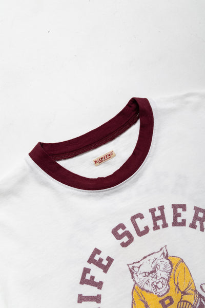 20/- Jersey RINGER T (College CAPITAL) - White