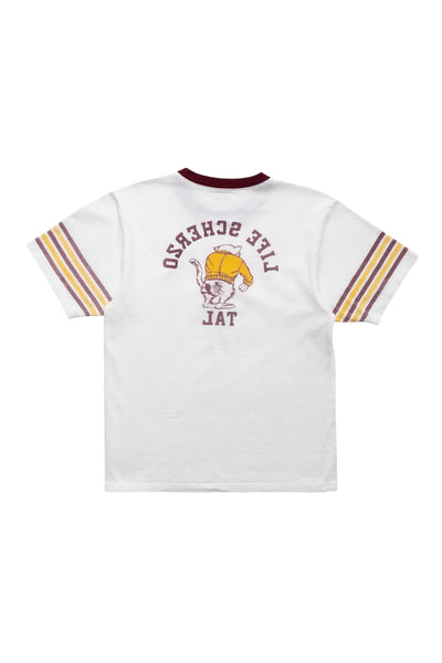 20/- Jersey RINGER T (College CAPITAL) - White