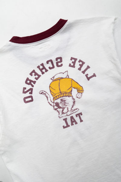 20/- Jersey RINGER T (College CAPITAL) - White