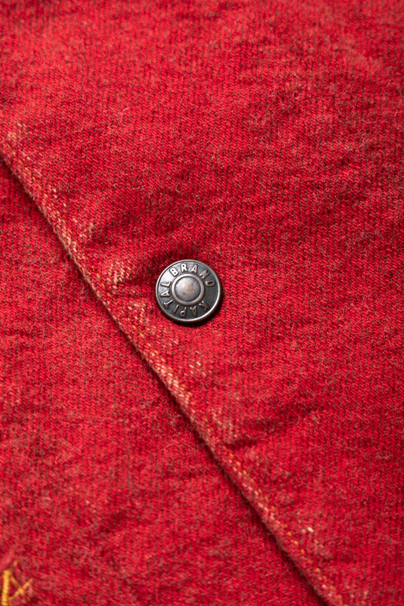 Twill Aging Wool CACTUS Coverall - Fade Red