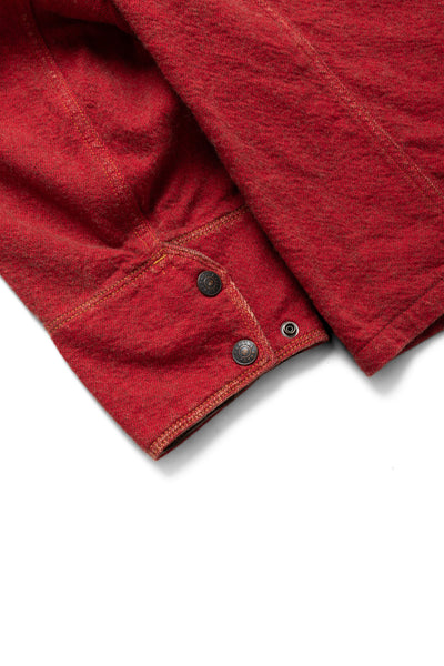 Twill Aging Wool CACTUS Coverall - Fade Red