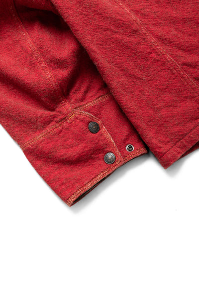 Twill Aging Wool CACTUS Coverall - Fade Red