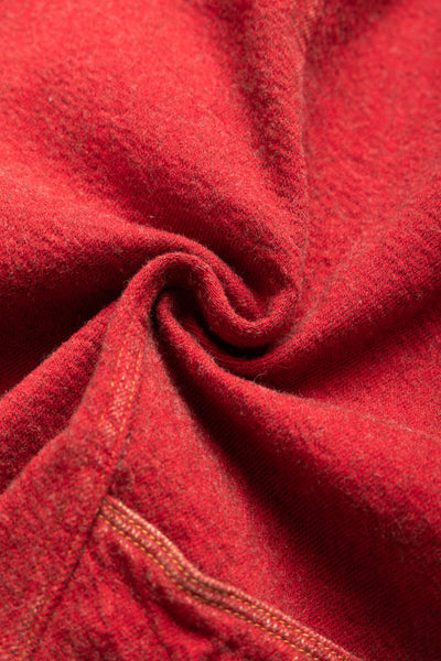 Twill Aging Wool CACTUS Coverall - Fade Red