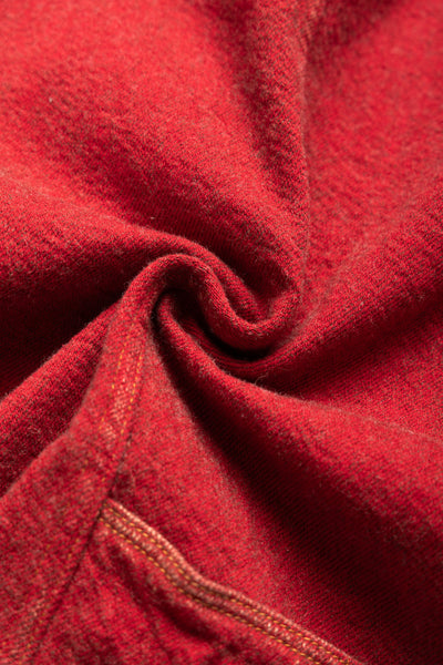 Twill Aging Wool CACTUS Coverall - Fade Red