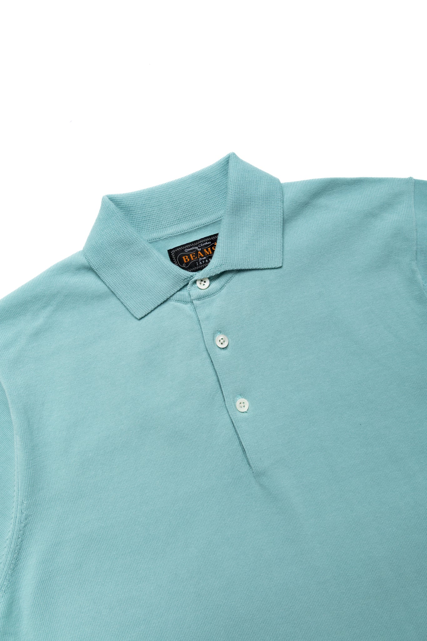 Knit Polo 12G - Turquoise