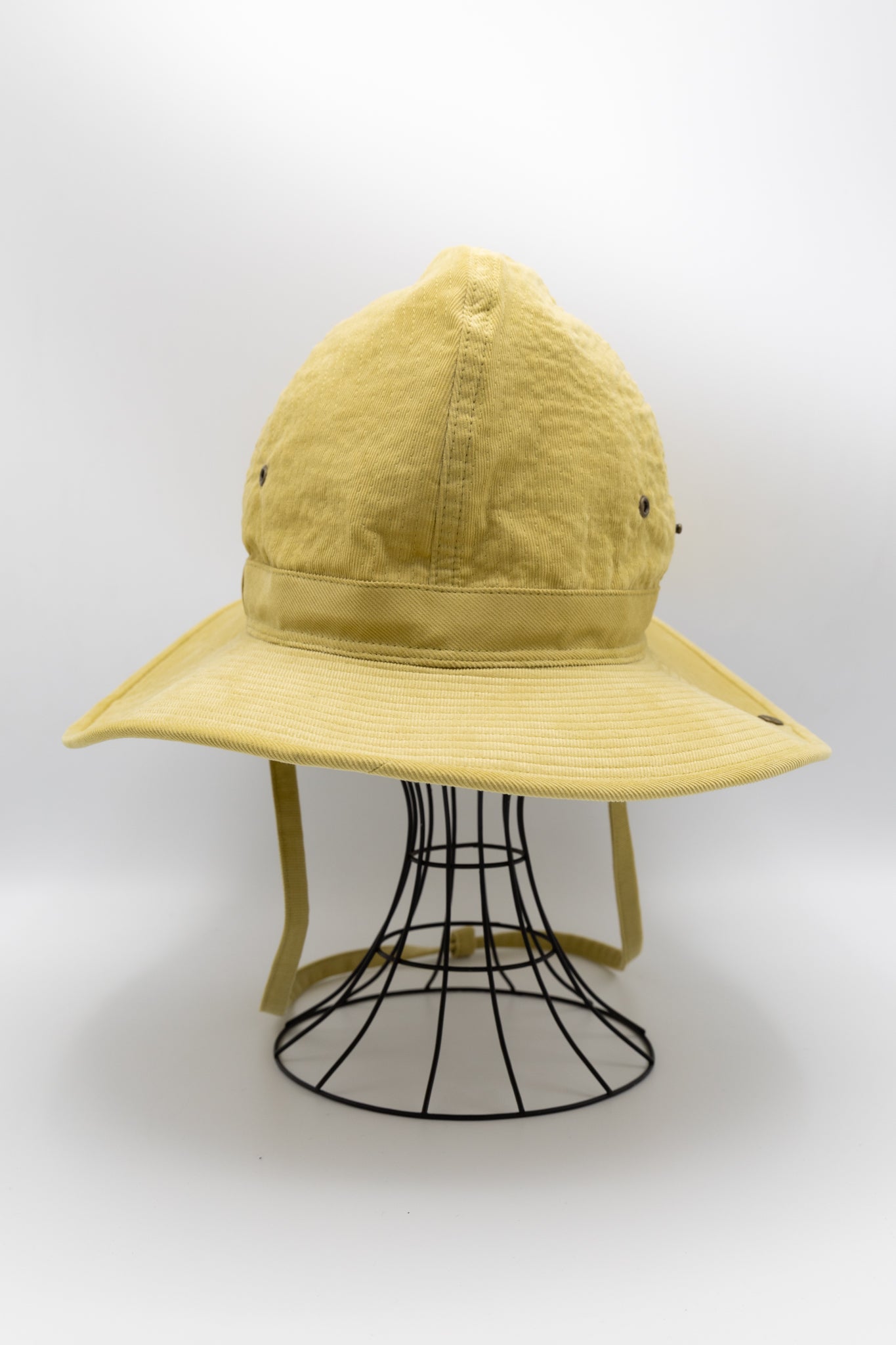 French Safari Hat Corduroy - Yellow