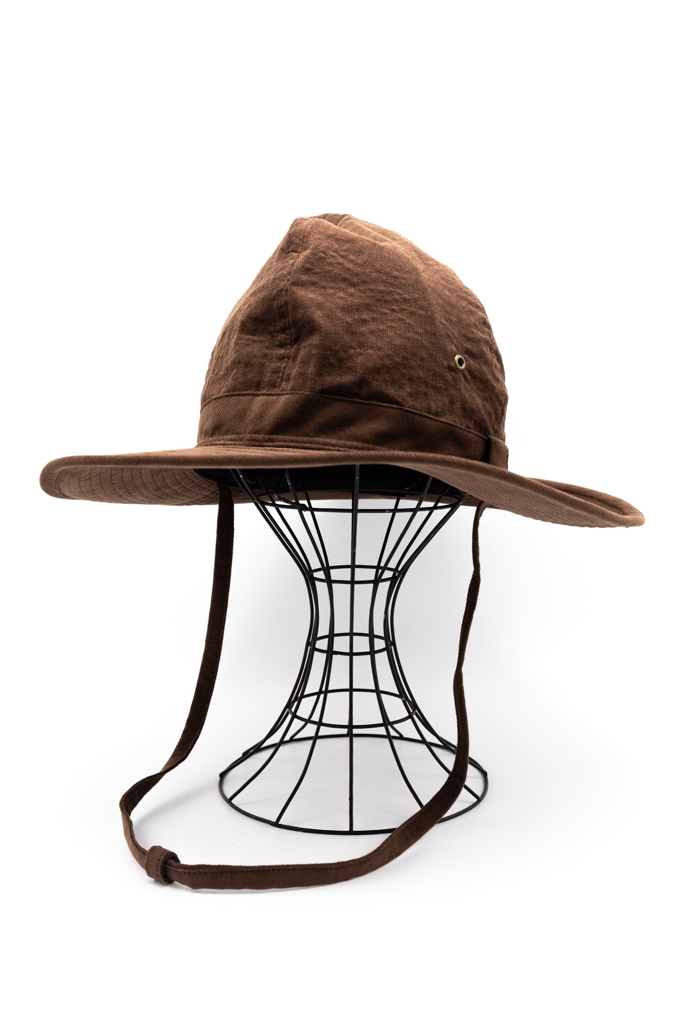 French Safari Hat Corduroy - Brown