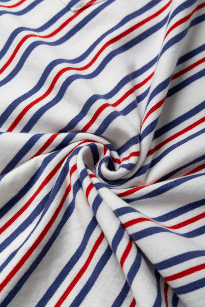 Pocket Tee Multi Stripe - Off White